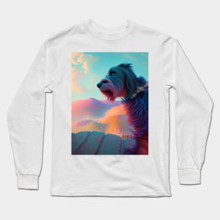 Blue Cartoon Griff Long Sleeve T-Shirt